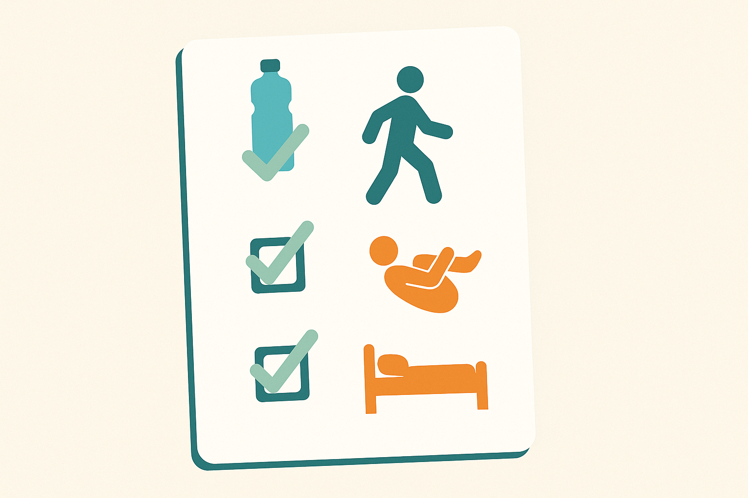 Чек-лист привычек и ежедневных шагов